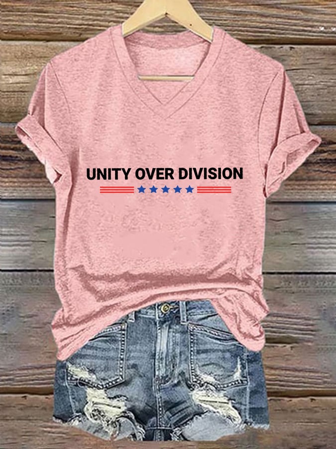 Women's Unity Over Division Print T-Shirt