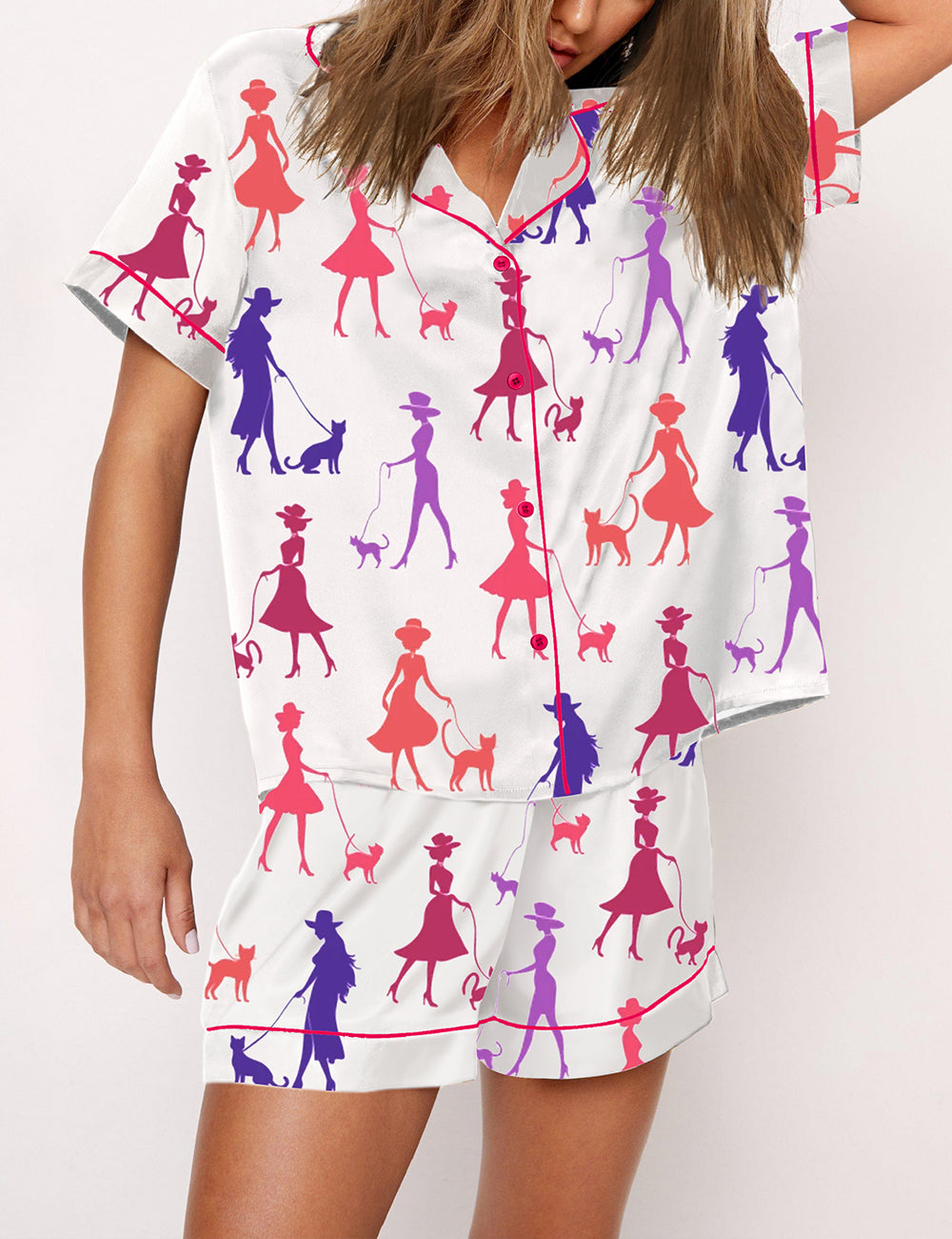 Women's Cat Ladies Pajama Set