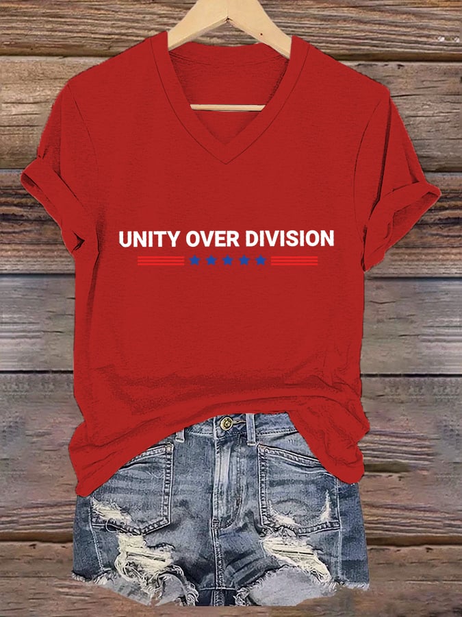 Women's Unity Over Division Print T-Shirt