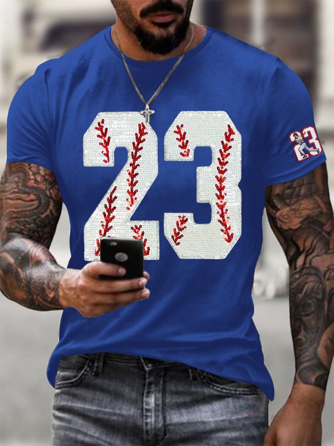 Men's RIP 23 Printed Round Neck T-Shirt