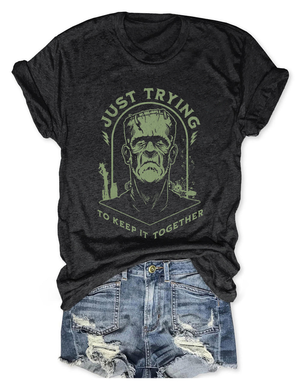 Women's Frankenstein Print T-Shirt