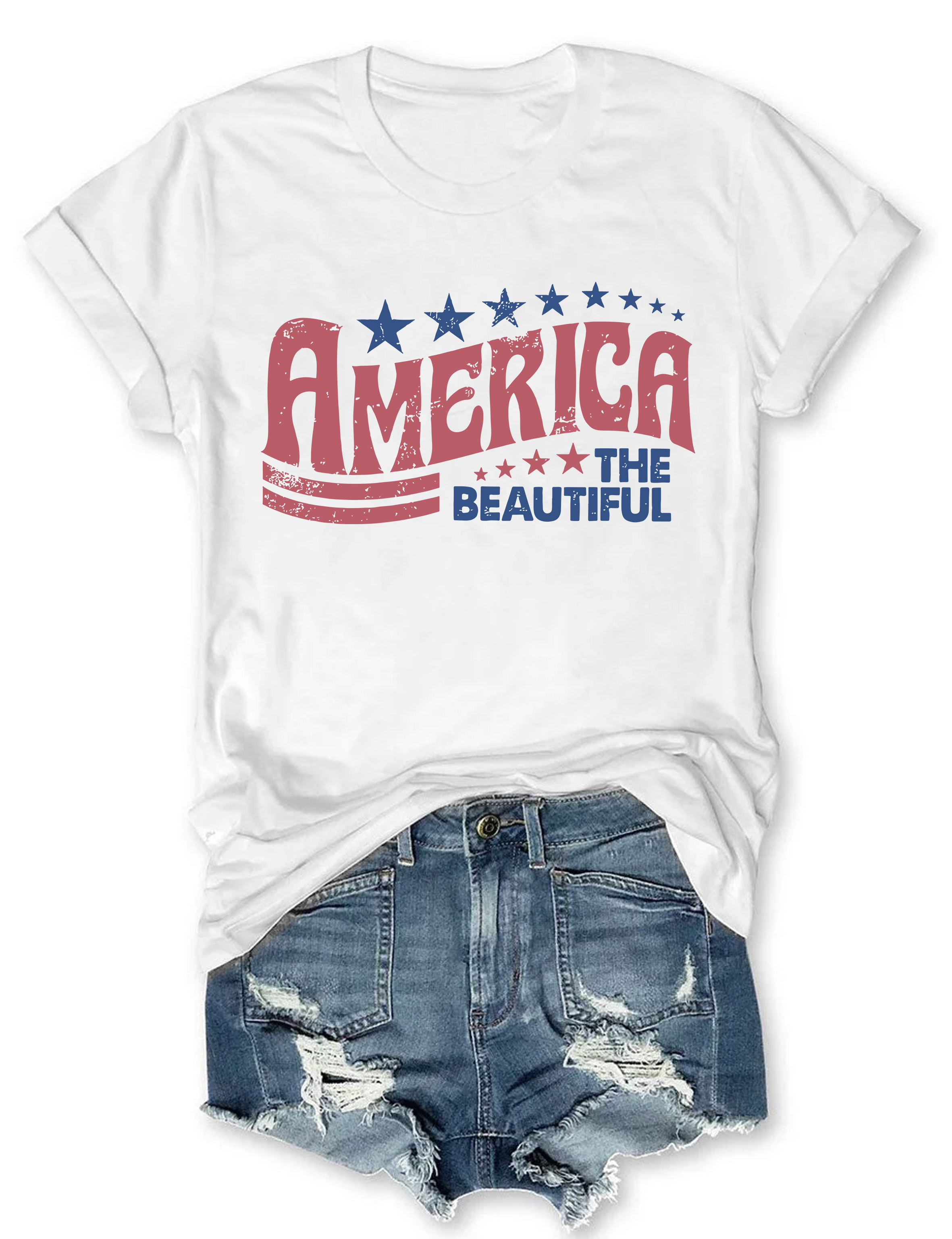 She Loves Jesus and America Too T-Shirt