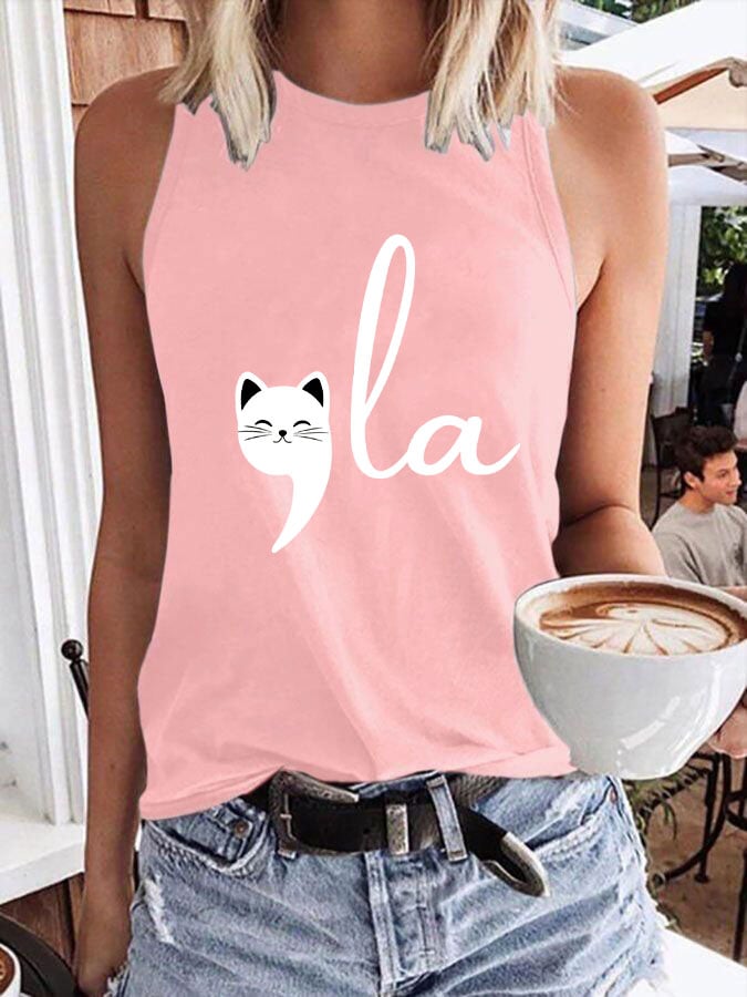 Women's "Childless Cat Lady La" Tank Top