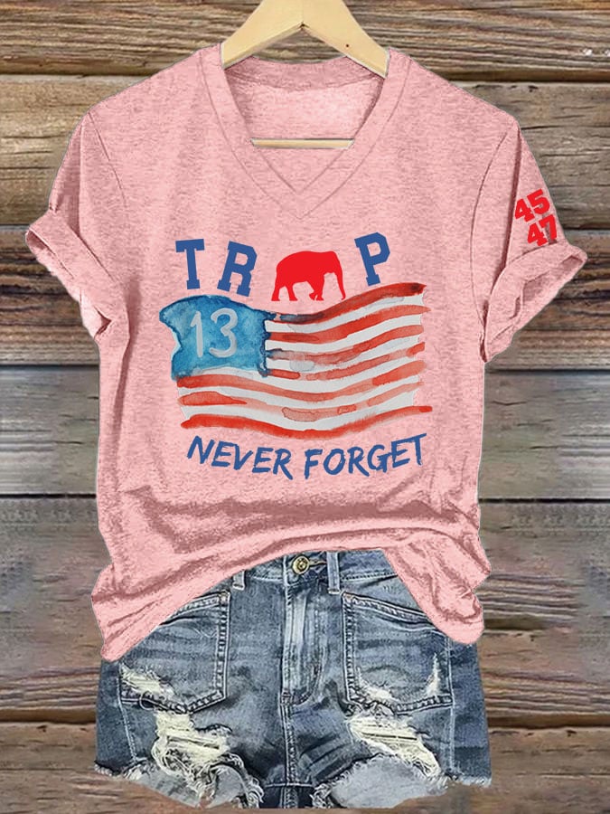 Women'S Remember The 13 Fallen Soldiers Printed T-Shirt