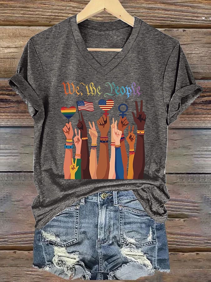 Women's We the People Print T-shirt