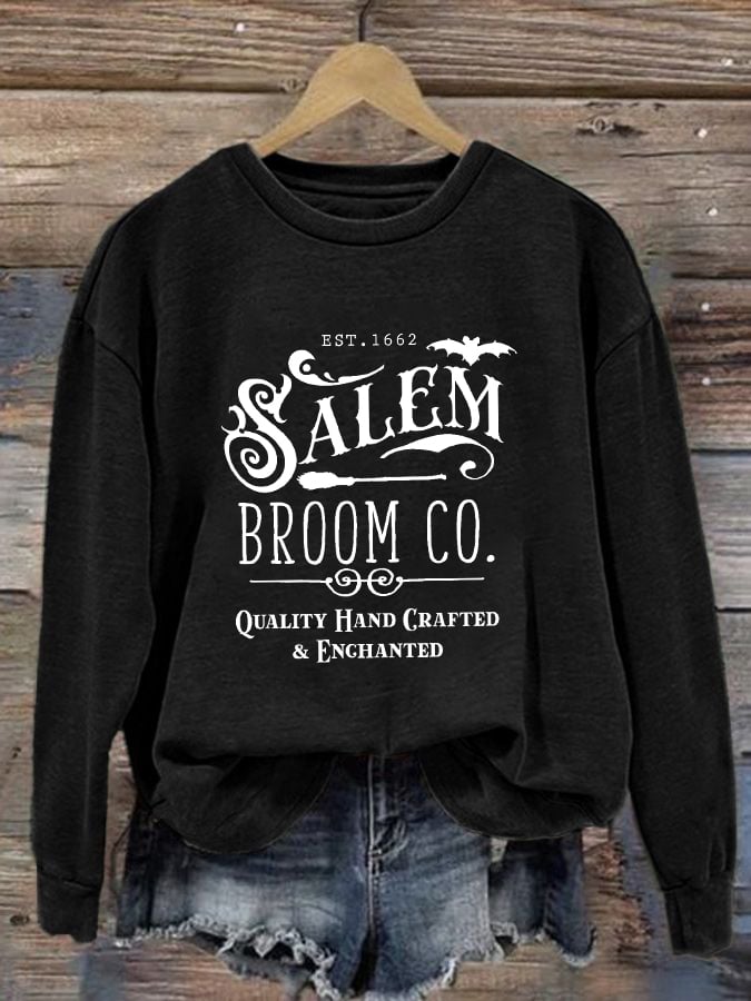 Women's Salem Broom Co. Printed Sweatshirt