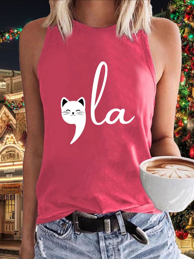Women's "Childless Cat Lady La" Tank Top