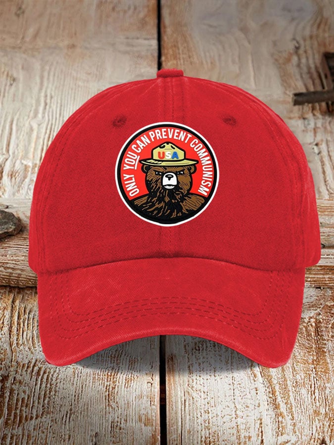 Unisex Only You Can Prevent Communism Print Baseball Cap