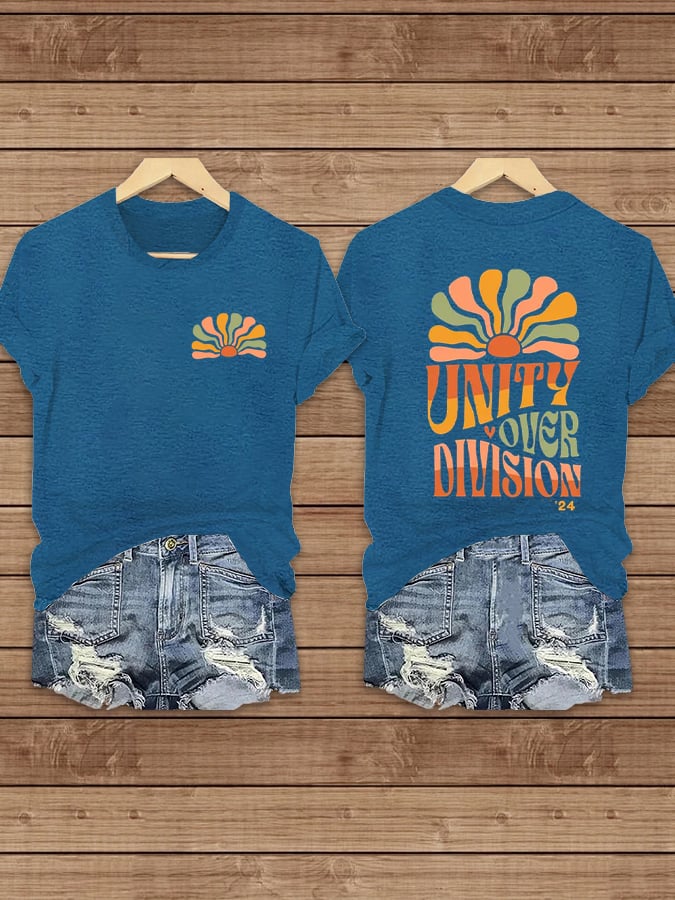 Women's Unity Over Division Print T-Shirt