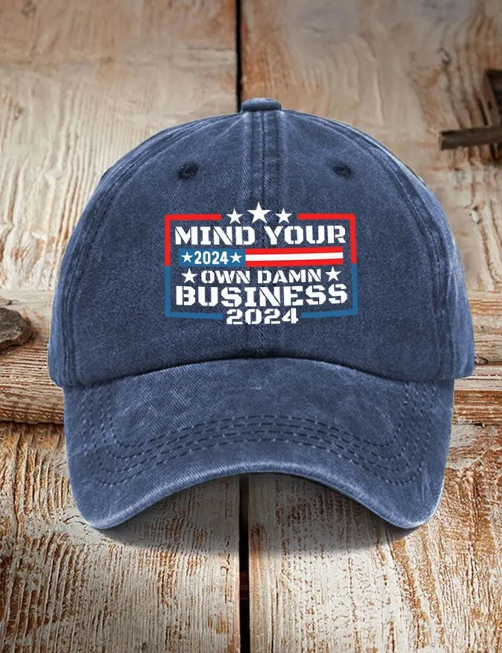 Mind Your Own Damn Business Print Hat