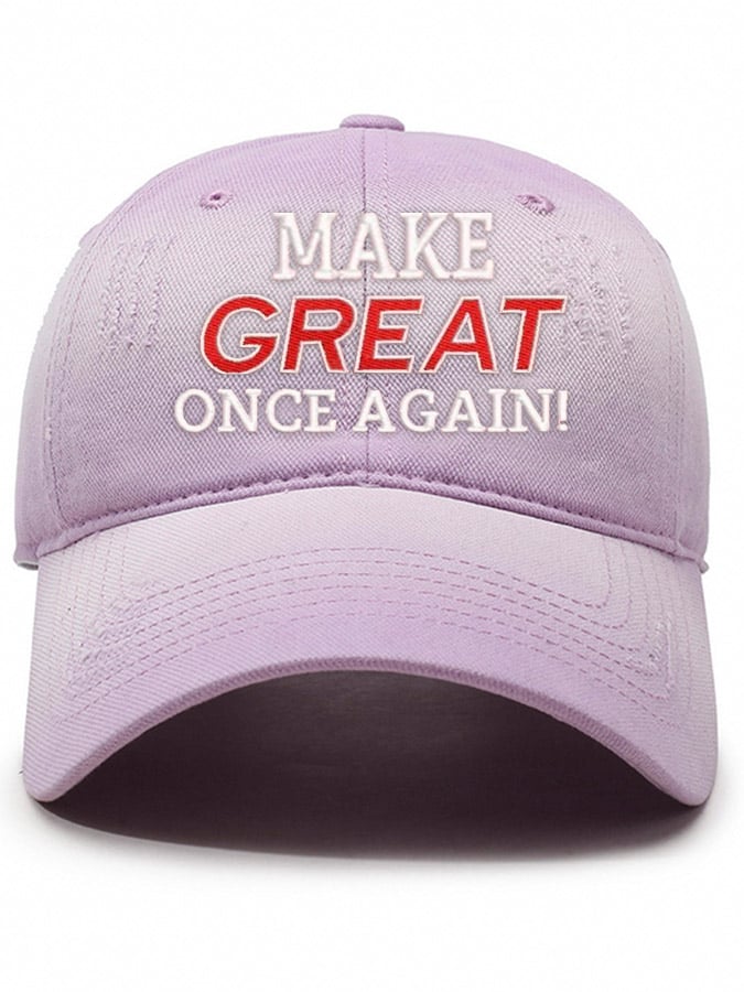 Unisex Make Great Once Again  Print Baseball Cap