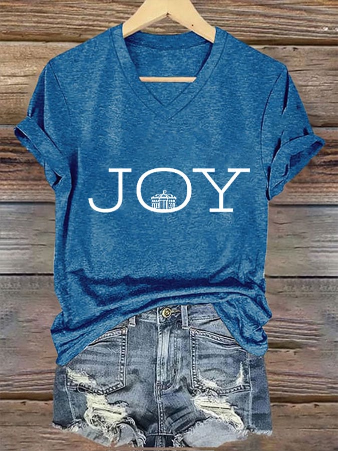 Women's Joy&White House Print T-Shirt