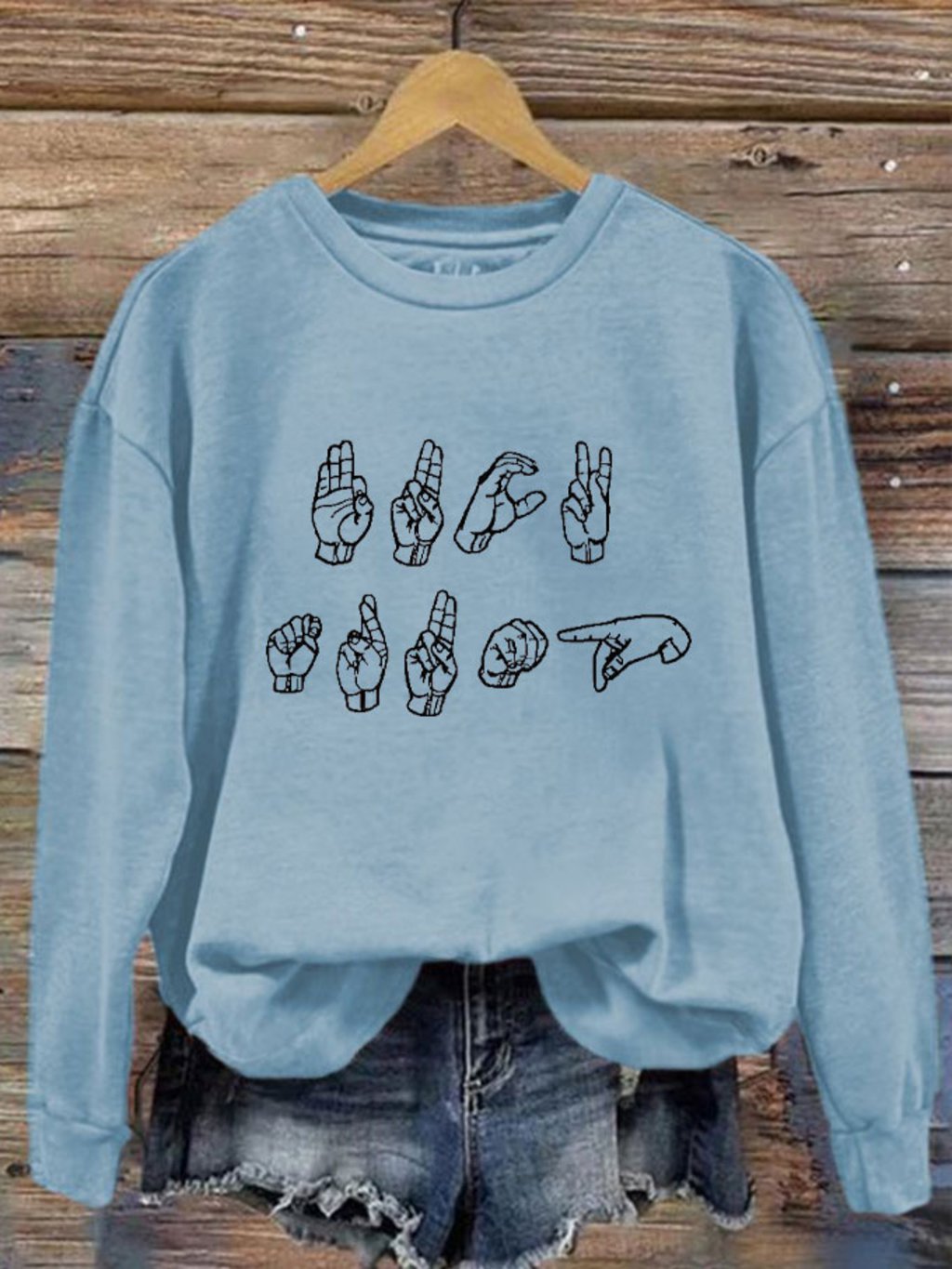 Women's Anti-Orange Printed Sweatshirt