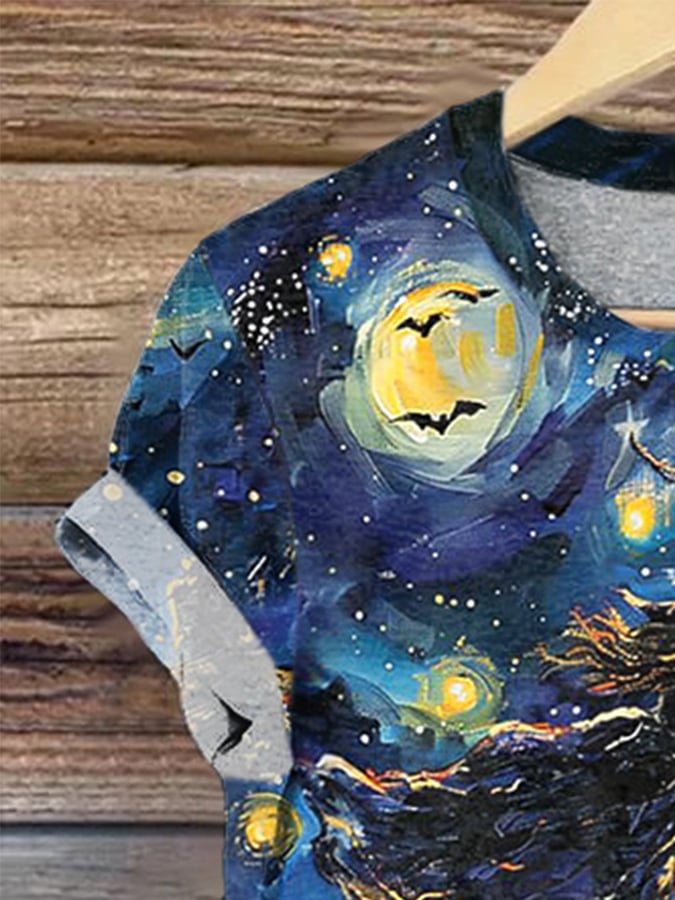 Women's Witch Print Shirt