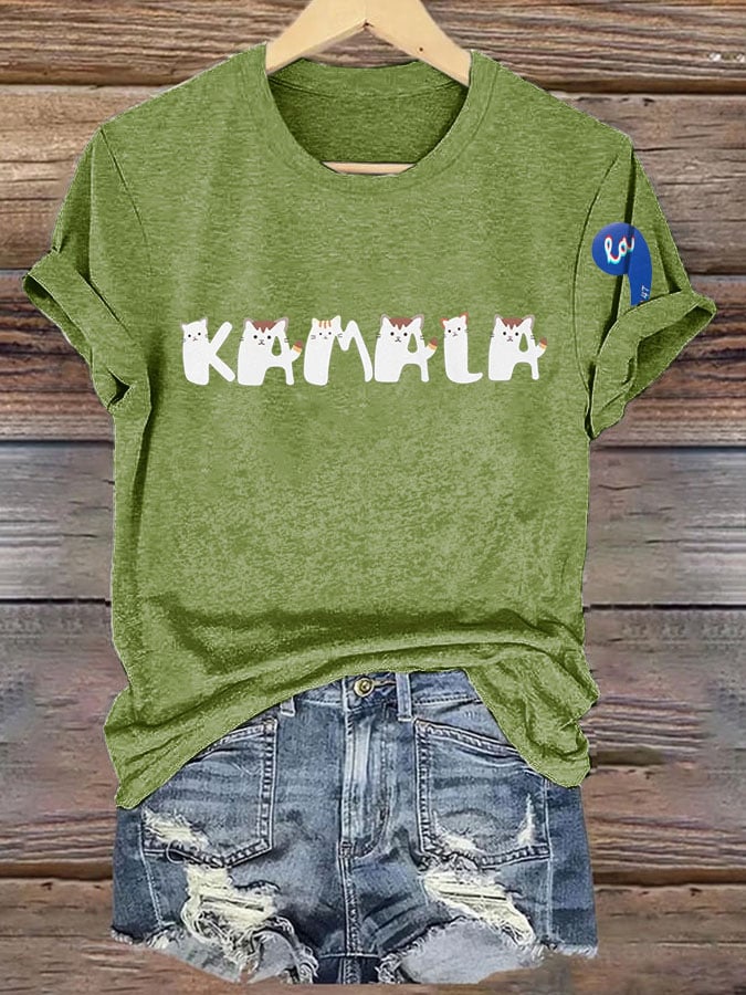 Women'S Casual La Print Casual T-Shirt