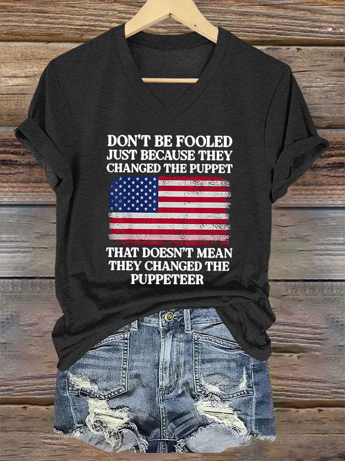 Women's Don't Be Fooled Just Because They Changed The Puppet Print T-Shirt