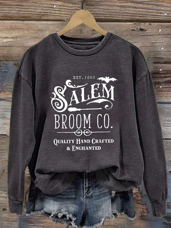 Women's Salem Broom Co. Printed Sweatshirt