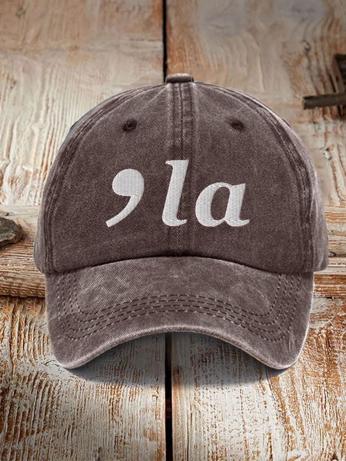 Comma La Print Vintage Hat