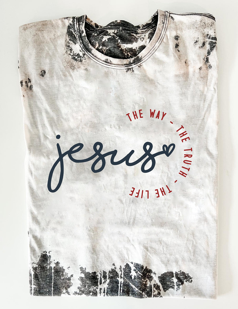 Women's Jesus The Way The Truth The Life Print T-Shirt