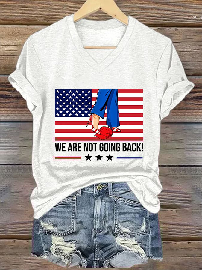Women's We're Not Going Back Print T-Shirt