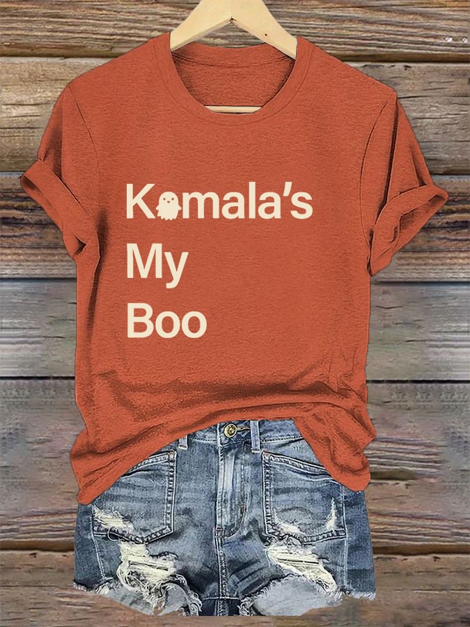 Women's Kamala's My Boo Print T-Shirt