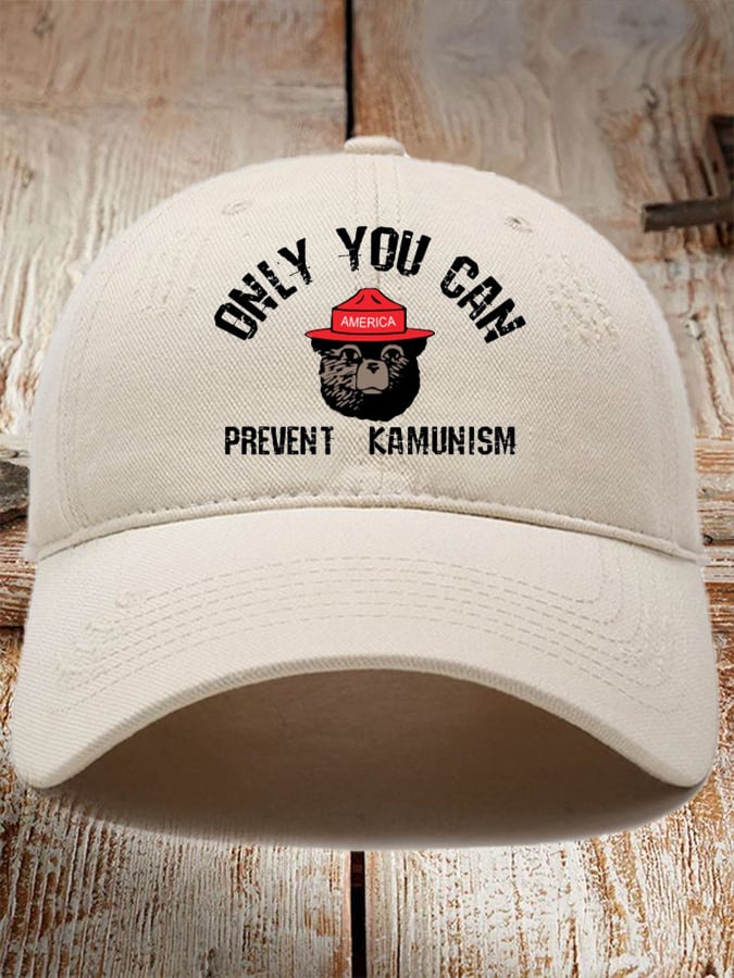 Unisex Only You Can Prevent Kamunism Printed Hat