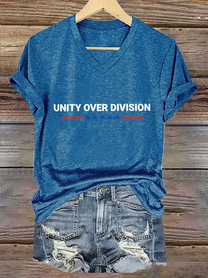 Women's Unity Over Division Print T-Shirt
