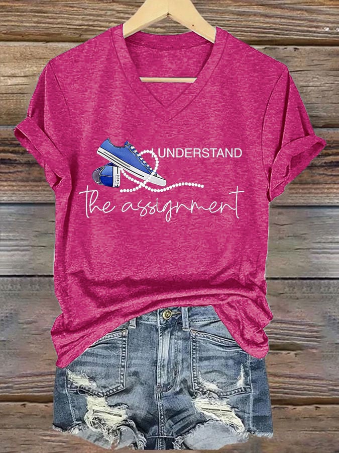 Women'S I Understand The Assignment Printed T-Shirt