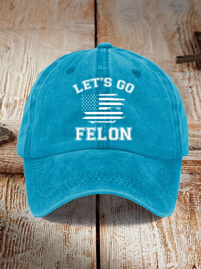 Let's Go Felon Printed Casual Unisex Hat