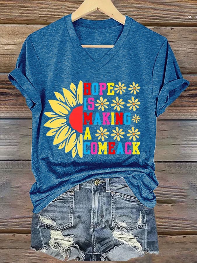 Women's Hope Is Making A Comeback  T-shirt