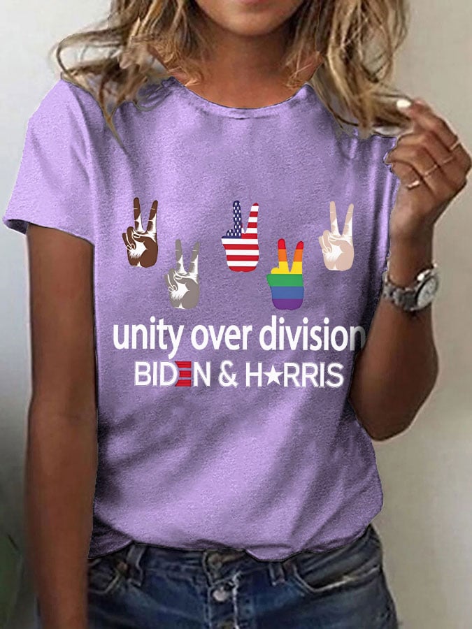 Women's Unity Over Division Casual T-Shirt