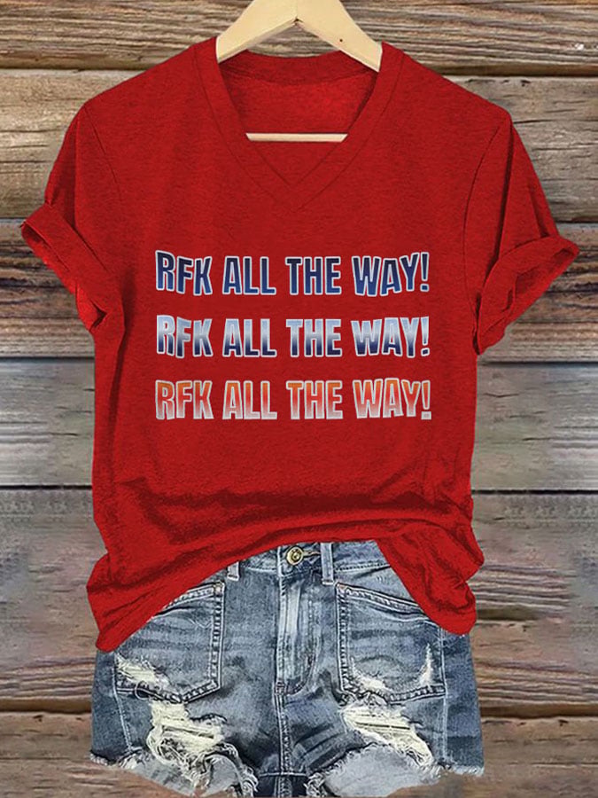 Women'S RFK All The Way Printed T-Shirt