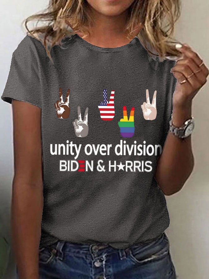 Women's Unity Over Division Casual T-Shirt