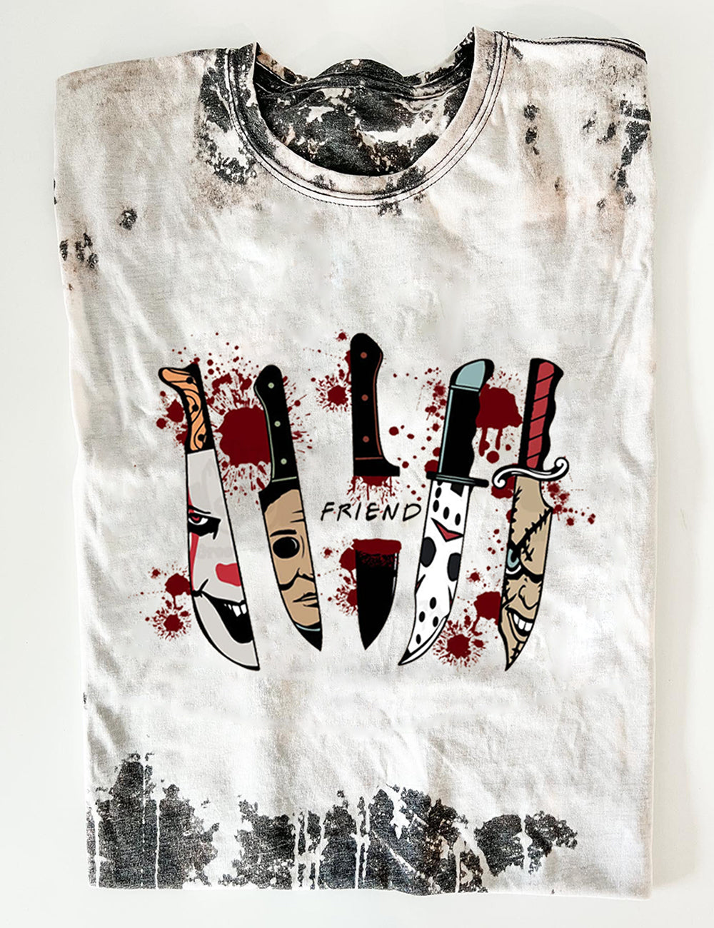 Women's Halloween Horror Movie Print T-Shirt