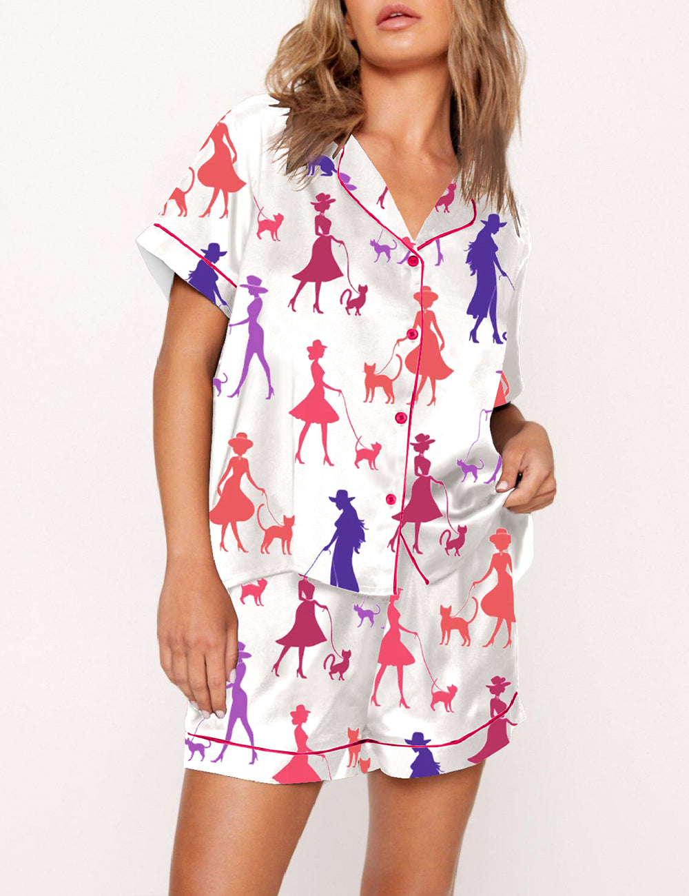 Women's Cat Ladies Pajama Set