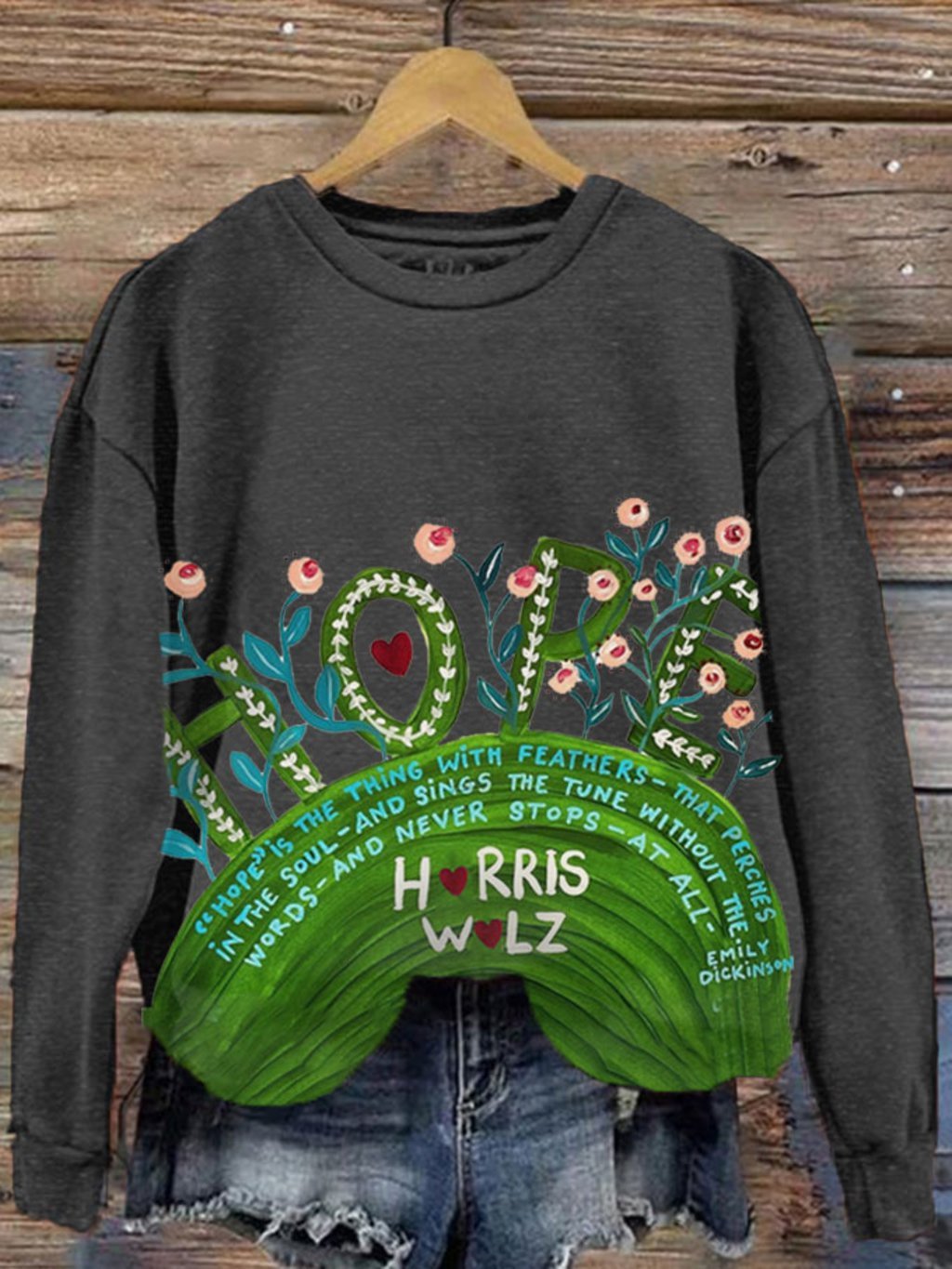 Women's Hope Printed Sweatshirt