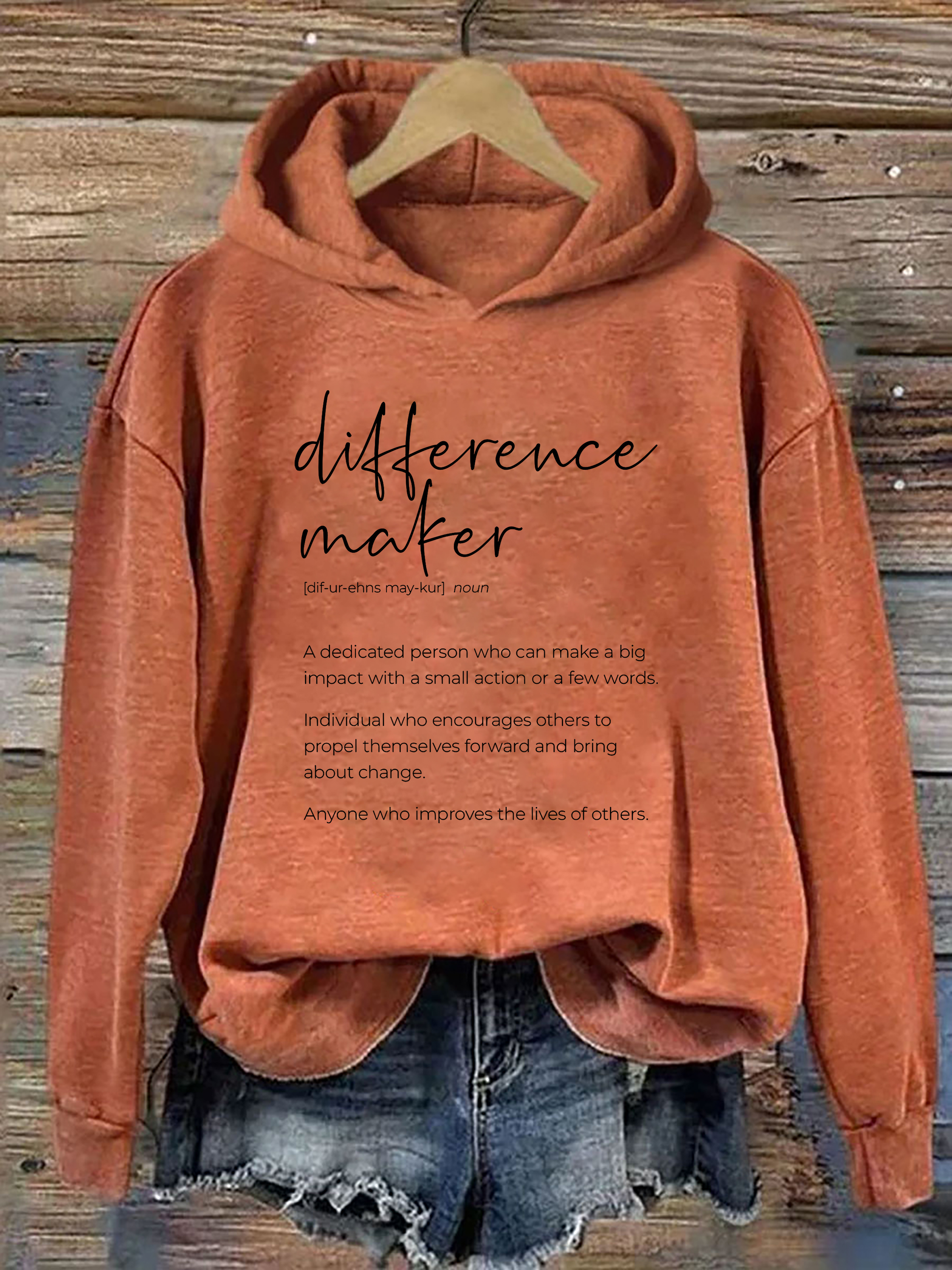 Difference Maker Definition Hoodie