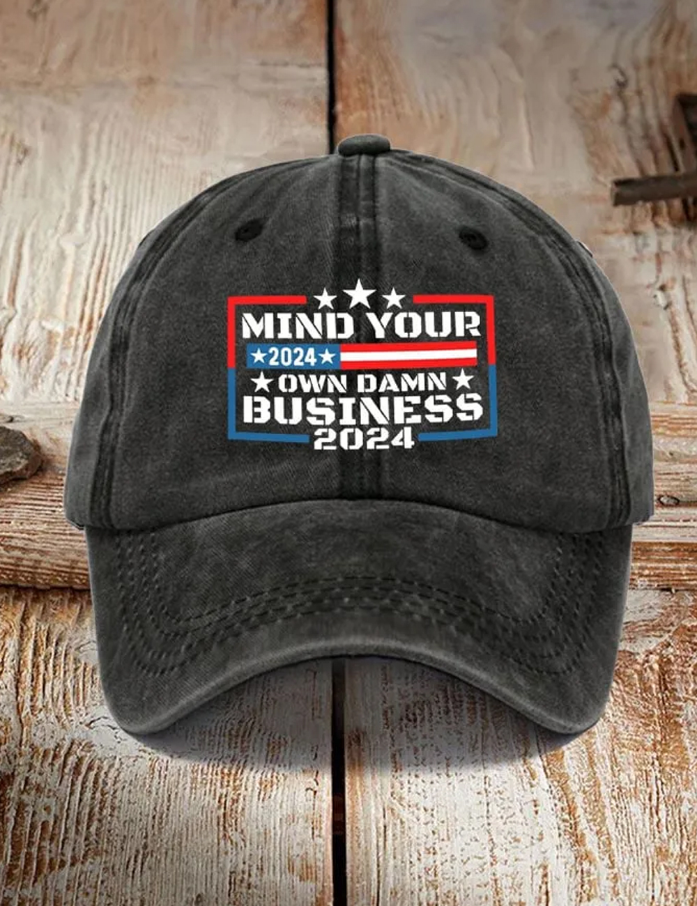 Mind Your Own Damn Business Print Hat