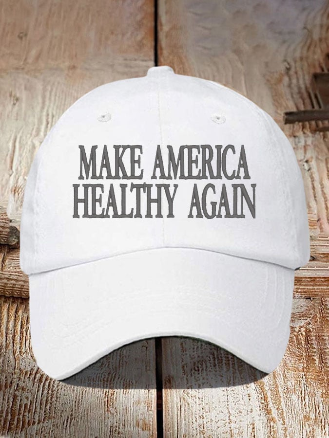 Unisex Make America Healthy Again Print Baseball Cap