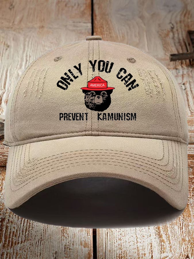 Unisex Only You Can Prevent Kamunism Printed Hat
