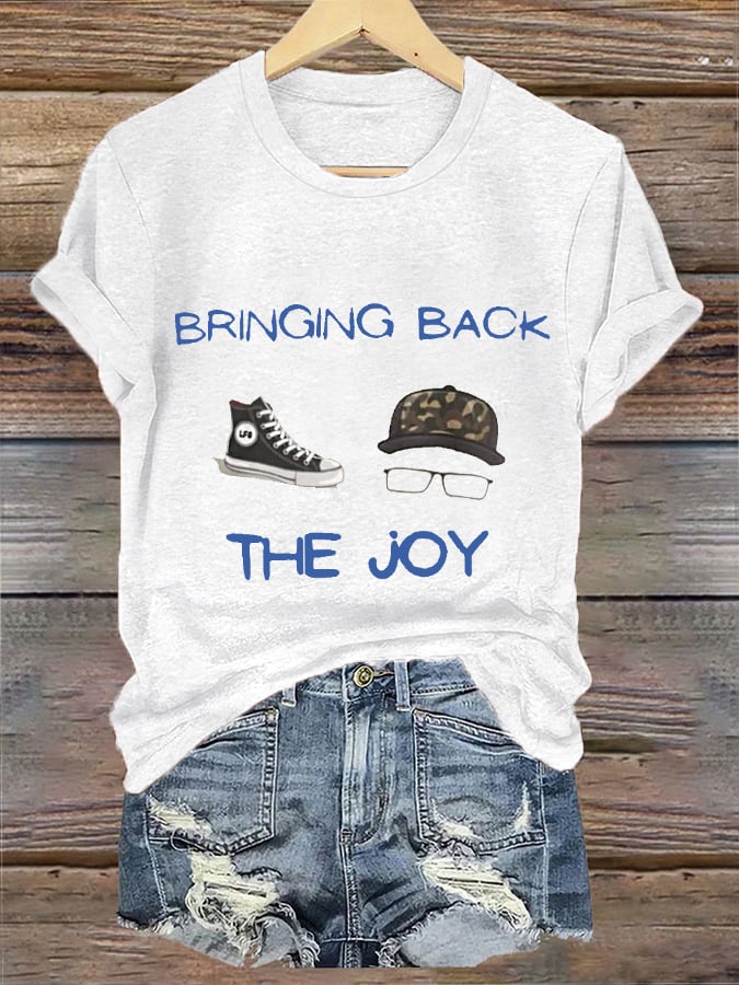 Women's The Prosecutor And The Coach Bringing Back The Joy 2024 Casual Tee