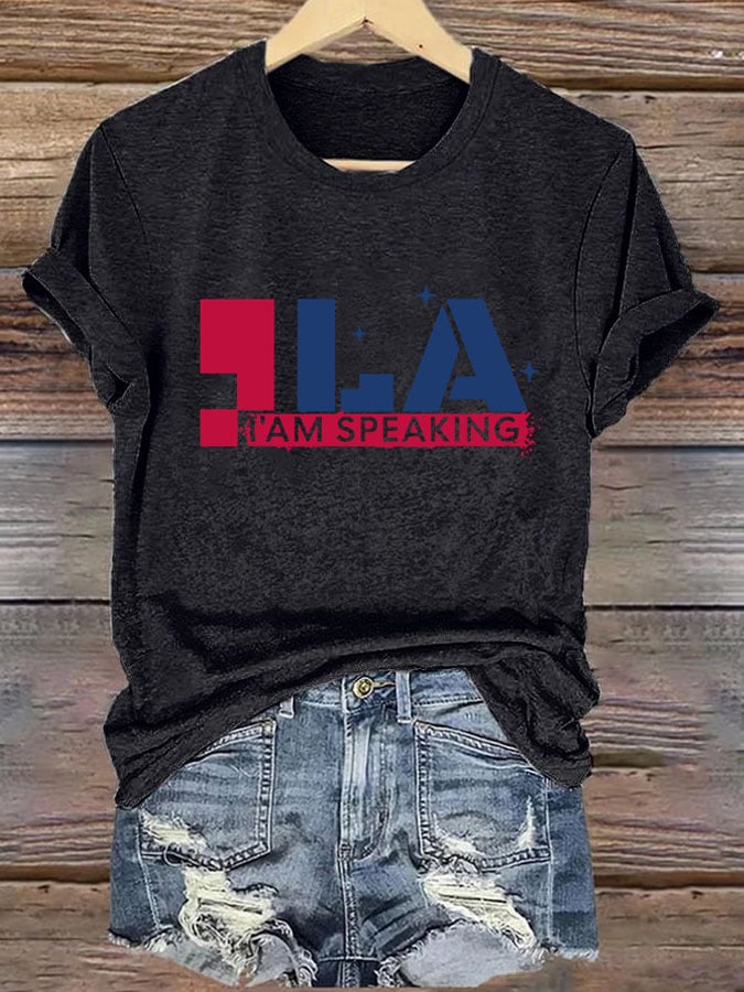💙VOTE BLUE💙Women's La Printed Short-Sleeved T-Shirt