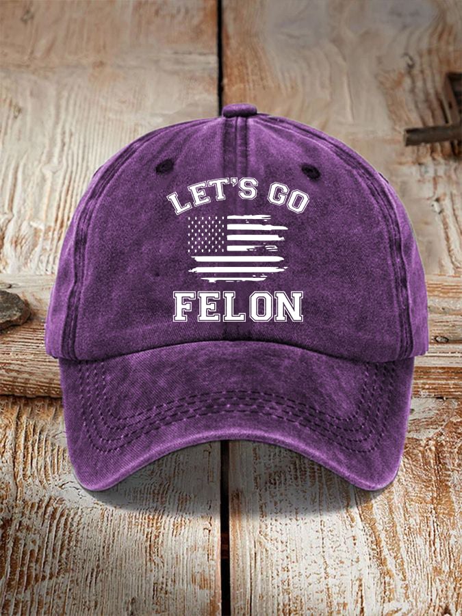 Let's Go Felon Printed Casual Unisex Hat