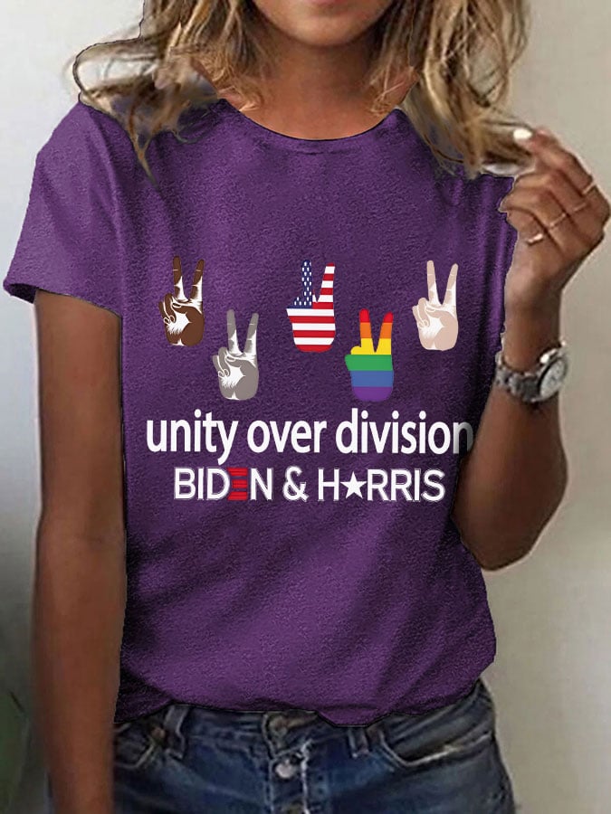Women's Unity Over Division Casual T-Shirt