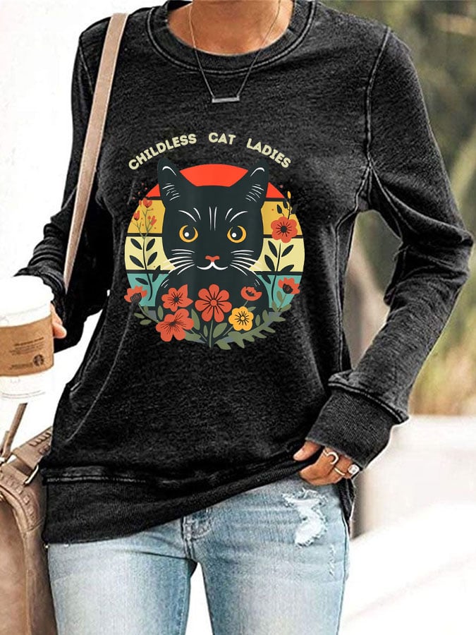 Women's Childless cat ladies sweatshirt
