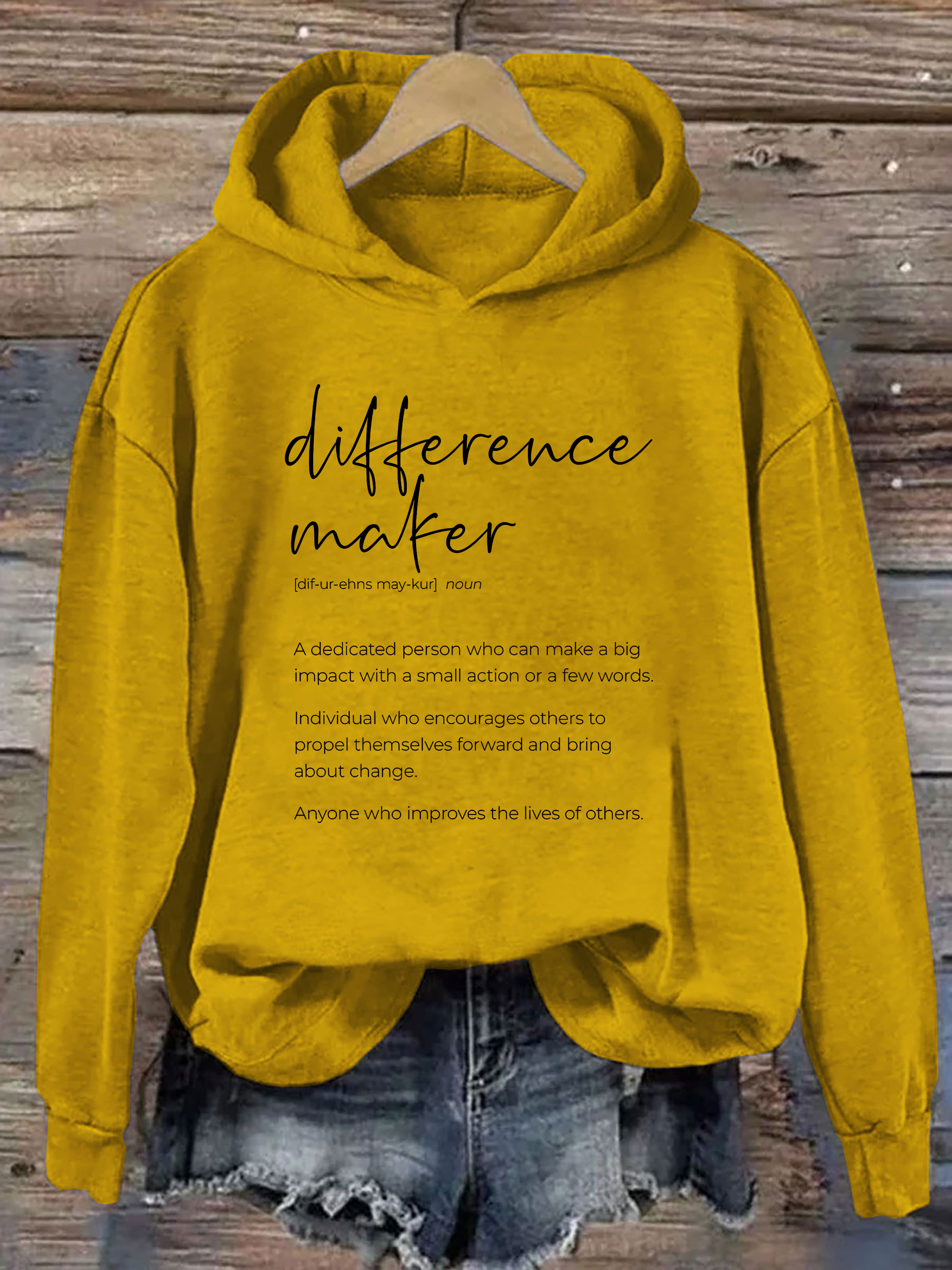 Difference Maker Definition Hoodie
