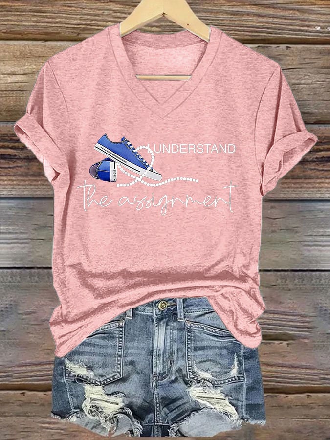 Women'S I Understand The Assignment Printed T-Shirt