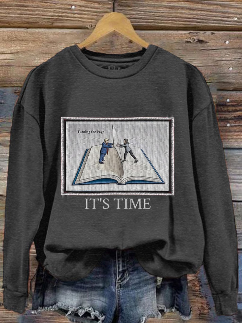 Women's It's Time Printed Sweatshirt