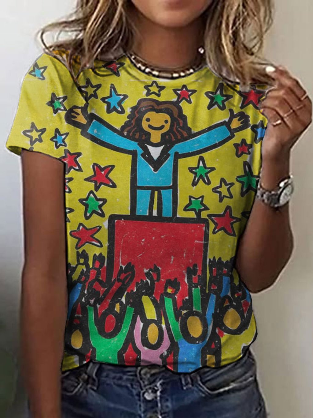 Women's Comma La Print T-Shirt