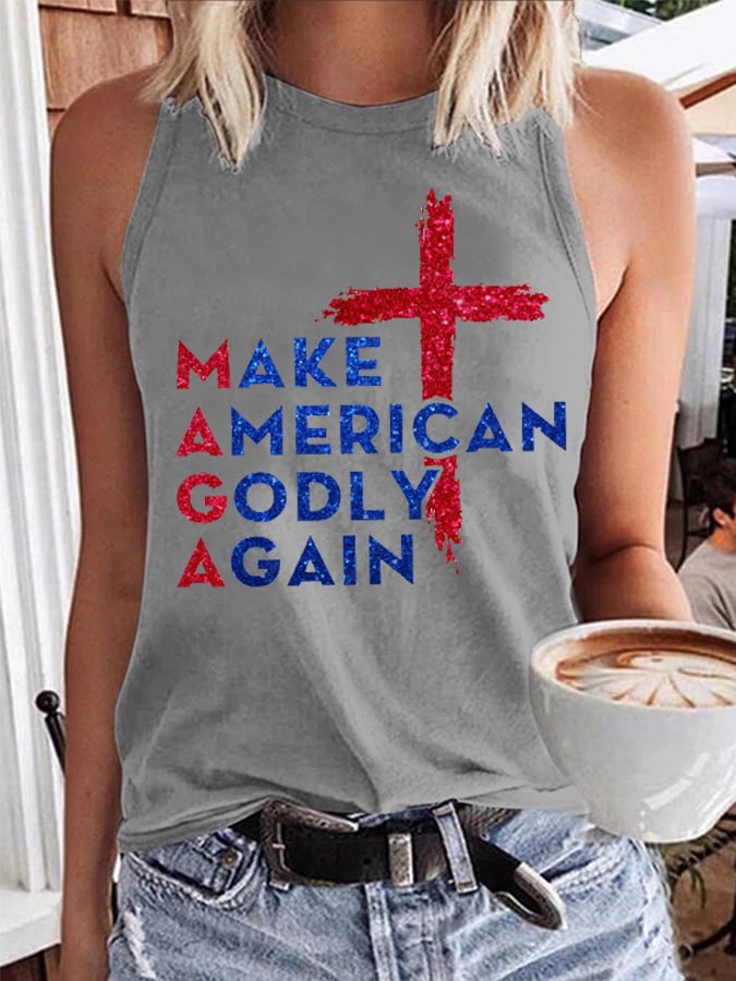 Women's MAGA Make America Godly Again Casual Vest